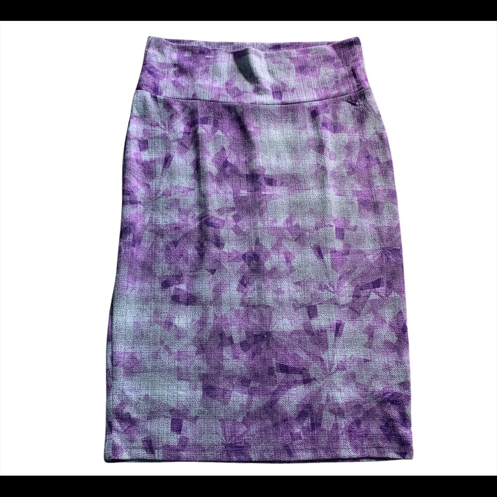 LulaRoe Purple Cassie Skirt, Medium